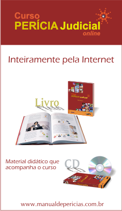 SEJA PERITO JUDICIAL - realize o Curso Perícia Judicial Online - CLIQUE AQUI