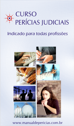Faça o Curso Perícia Judicial ou adquira o livro Manual de Perícias - CLIQUE AQUI