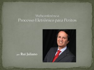 Atualize-se - assista a webconferência Processo Eletrônico para Peritos - CLIQUE AQUI para adquirir a sua presença